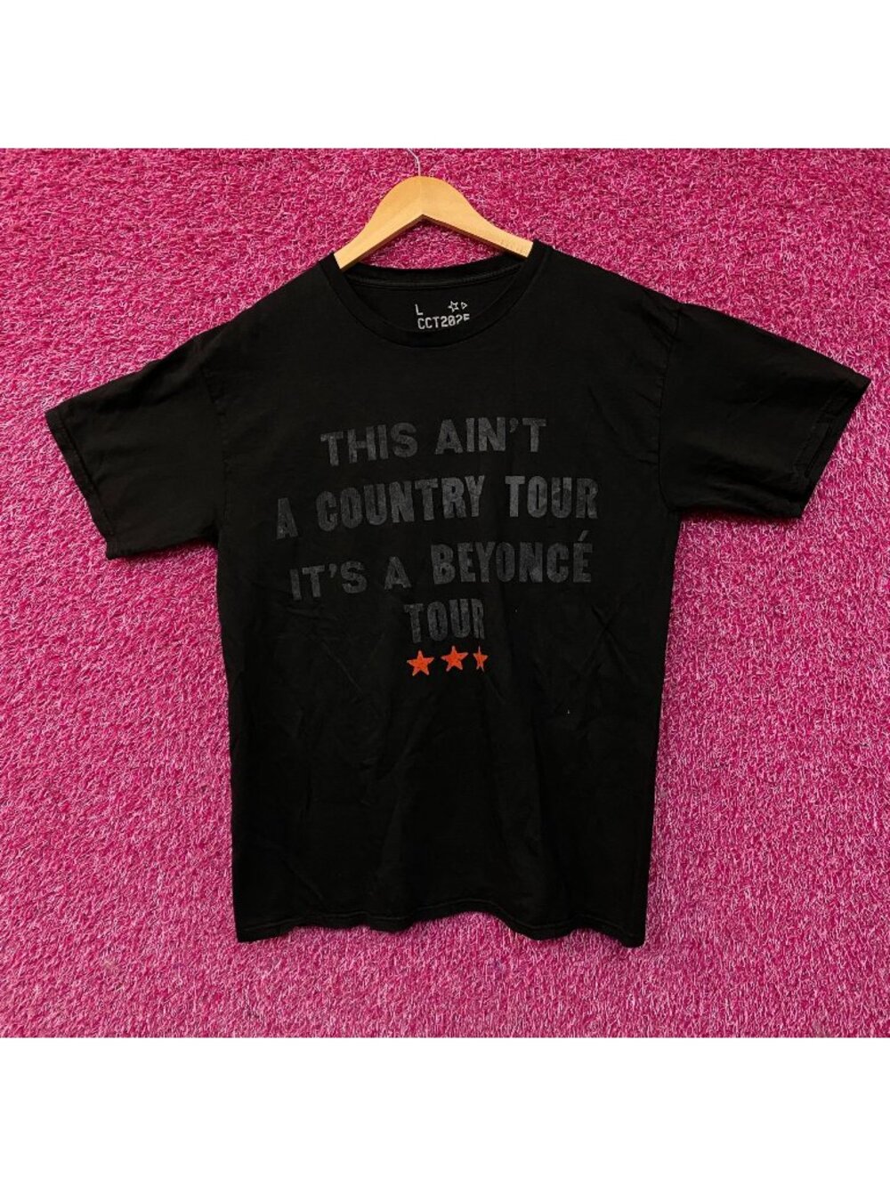 Beyonce Cowboy Carter Rodeo Chitlin Circuit Tour T-Shirt Large